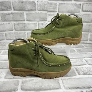 Roper Women's Size 6.5 Green Suede Casual Chukka Ankle Booties